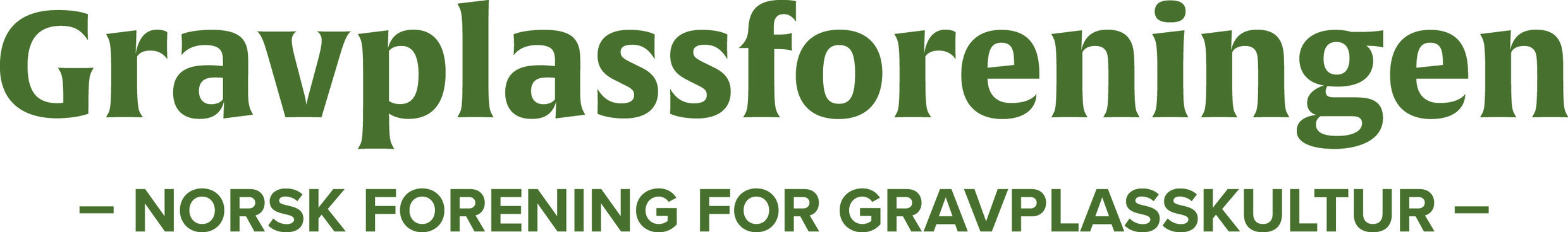 Norsk forening for gravplasskultur logo